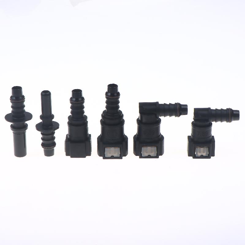 Car Fuel Line Coupler Hose Quick Connect ID8 7.89 Plastic Nylon Oil Line Pipe Adapter Disconnect Release Hose Connector