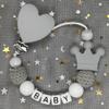 Free Personalised BPA Free Silicone Baad Dummy DIY Silicone Baby Pacifier Custom Clip Name Colorful Pacifier Chain Teething Gift