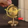 {MX} 100 Million Small Target Spinning Brass Ornament Light Luxury Office Desktop Decor Craft Creative Stress Relief Ornament