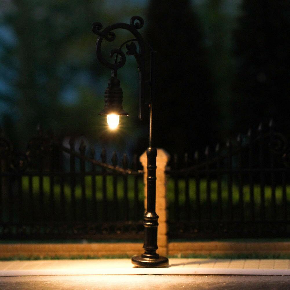 Zahradní lampy Kompletní lampy Ocelový sloupový model lampových sloupů 5*