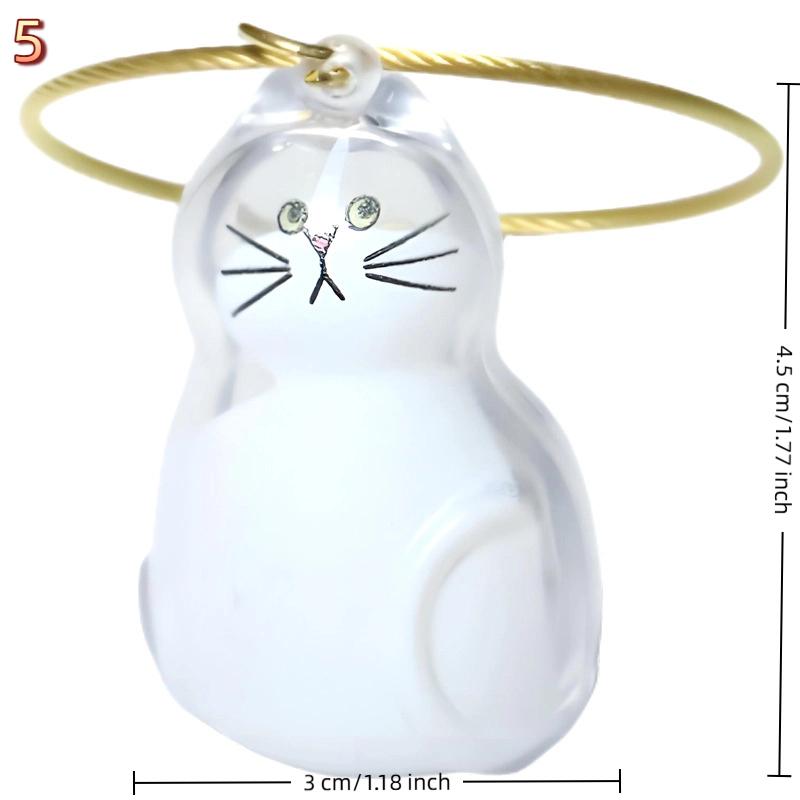 Cat Keychain Pendant Backpack Cat Hair Storage Box Hanging Cat Bag Hanging Pet Hair Grooming Souvenirs