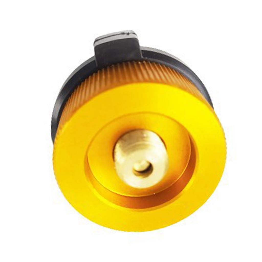 Camp Stove Gas Tank Converter Replacement Outdoor Aluminium Alloy Camping Grill Accessories Orange