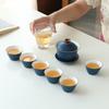 Tea Set, Household Kung Fu Light Luxury, High-end Cover Bowl, Tea Cup Gift Box Set, Souvenir Gift Print