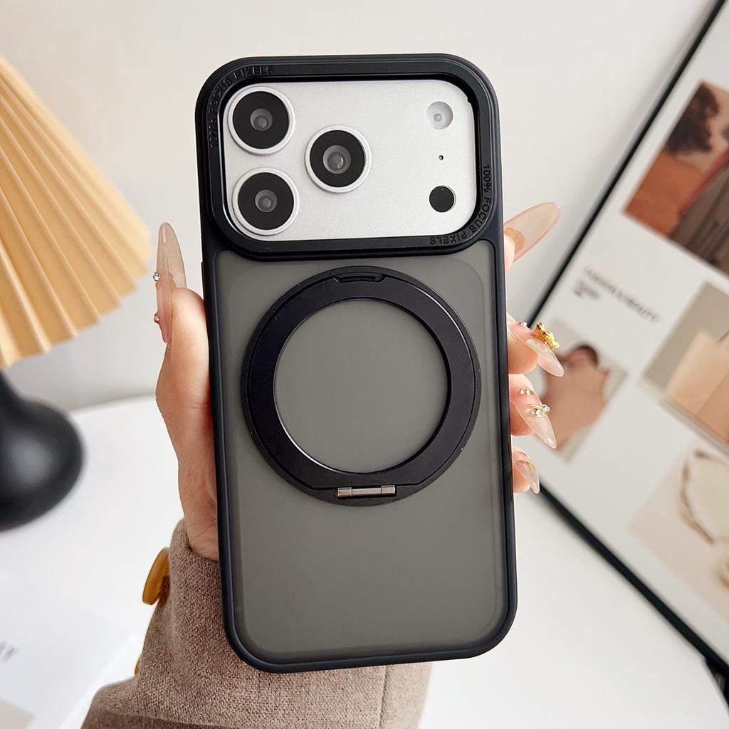Skin feeling 111 rotating bracket for iPhone11promax magnetic mobile phone case Apple 11 matte protective case
