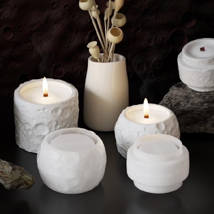 Multipurpose Sturdy Silicone Mould for Cylinder Candle Accessory Portable for Artistics and Craft Supplies Lovers