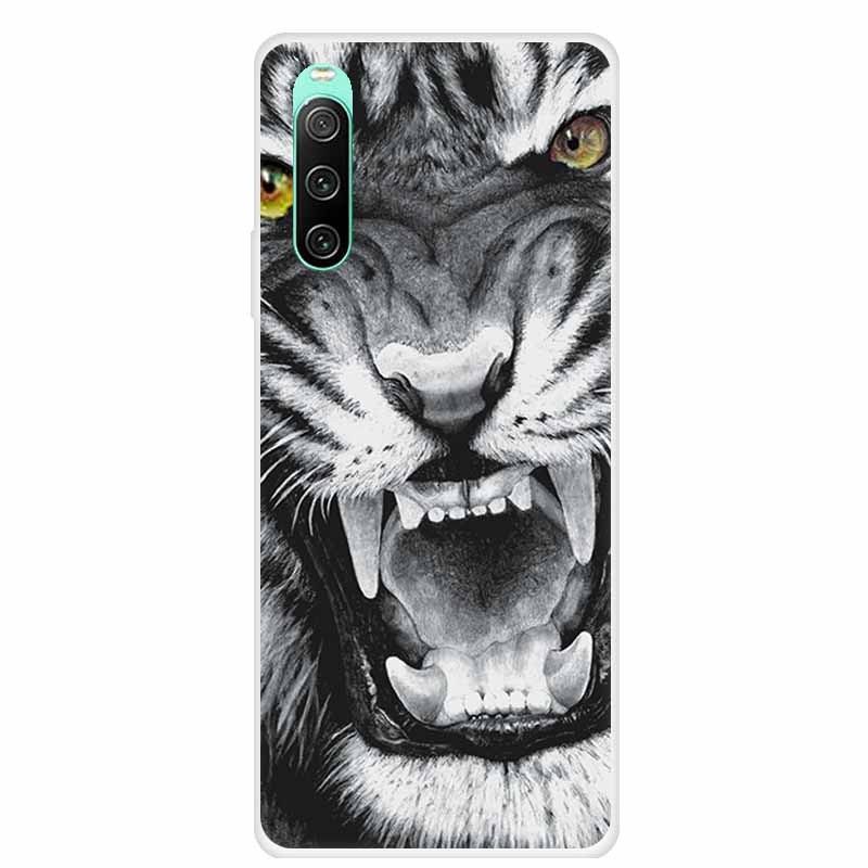 

For Sony xperia 10 IV Case 1 IV 10 iV Clear Fashion Soft TPU Silicone Back Case For Sony Xperia 10 1 5 III Cover Funda Shell Cat Xperia 1 IV