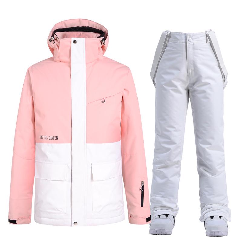 Couples' Warm Korean-Style Snowboard Suit Set