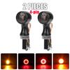 3 In 1 LED Turn Signal Light Indicator Taillight Brake Lamp Blinker for Cafe Racer Bobber Chopper Dyna Motorcycle Lights E24 12V