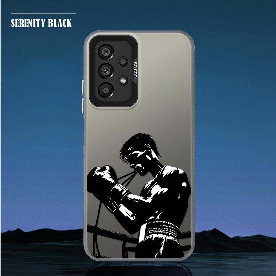 

Soft Shell Phone Case for Samsung Galaxy A71 A73 A53 A55 A54 A35 A52 A26 A36 A72 A51 A56 Cool Boxing Man Galaxy A71