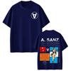 Loose Cotton Tshirts Fan Gifts Singer Alejandro Sanzs Y AHORA QUÉ TOUR 2026 Album Print Tshirt Unisex Women Hiphop Tshirts