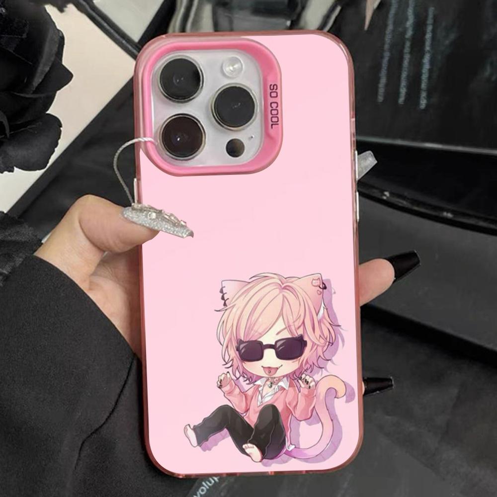 

Ayato Yuri Y-Yarichin Club Phone Case For iPhone 16,15,14,13,12,11,Pro,Max,Plus,Mini,XS Anti Fall Pink Matte Hard Bumper iphone15plus