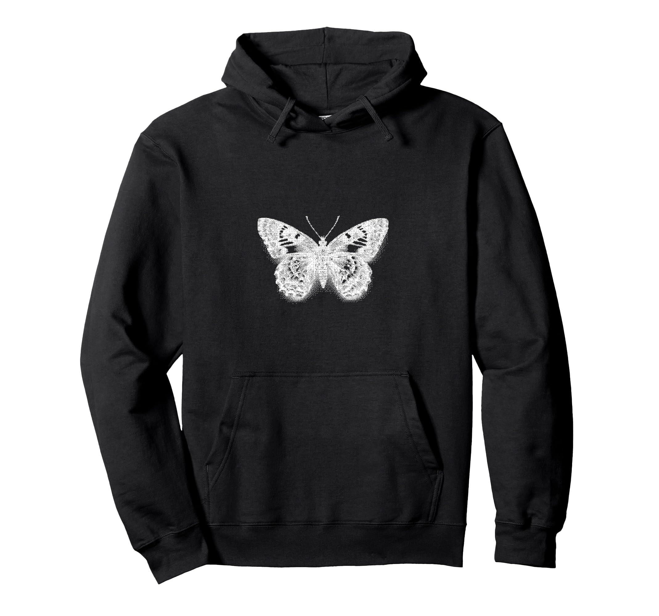 

Grunge Butterfly Dark Alto Gothic Street Aesthetic Hoodie чёрный