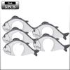 5PC Cartoon Funny Salty Fish Hair Bands Summer Women Cute Face Wash Headbands Funny Headband Animal Hair Bands Hair Decoration