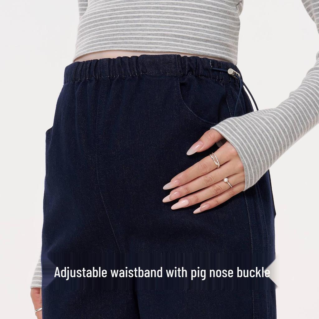 Masanon Maternity Jeans: Comfortable Straight-Leg for Spring/Autumn 2025 - Non-Constricting, Small Sizes Available.