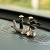 Accessoires d'intérieur de voiture Poupée Jianghu Chevalier Écran d'ordinateur Ornements de bureau Antiquité Chevalier Console centrale Épéiste de voiture