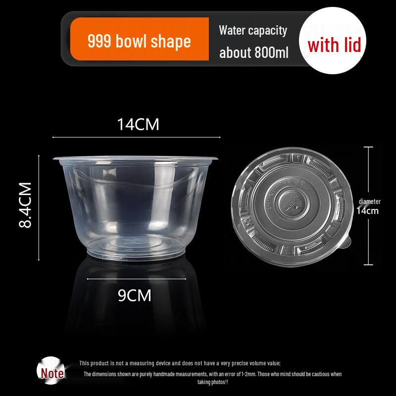 Biaoxing Disposable Round Bowl with Lid