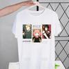 Anya Forger Printed T Shirt Men Yor Forger Tops Tees Harajuku Spy X FAMILY Tshirt Streetwear Hip Hop Male T-shirts