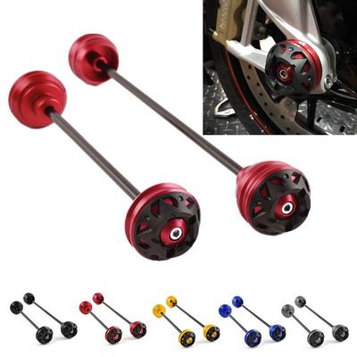 Motorrad CNC Vorne und Hinten Rad Achse Gabel Crash Sliders Schutz Fallen Protector Kit Für BMW S1000RR S1000R HP4