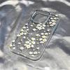 Full Screen Small Yellow Flowers Clear Phone Case For IPhone 17 Air 16 15 14 13 12 11 Pro Max XR X XS 7 8 Plus Silicone Cover