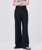 MALOUPE 2155 Single-Pleat Belted Wide Pants (Navy)