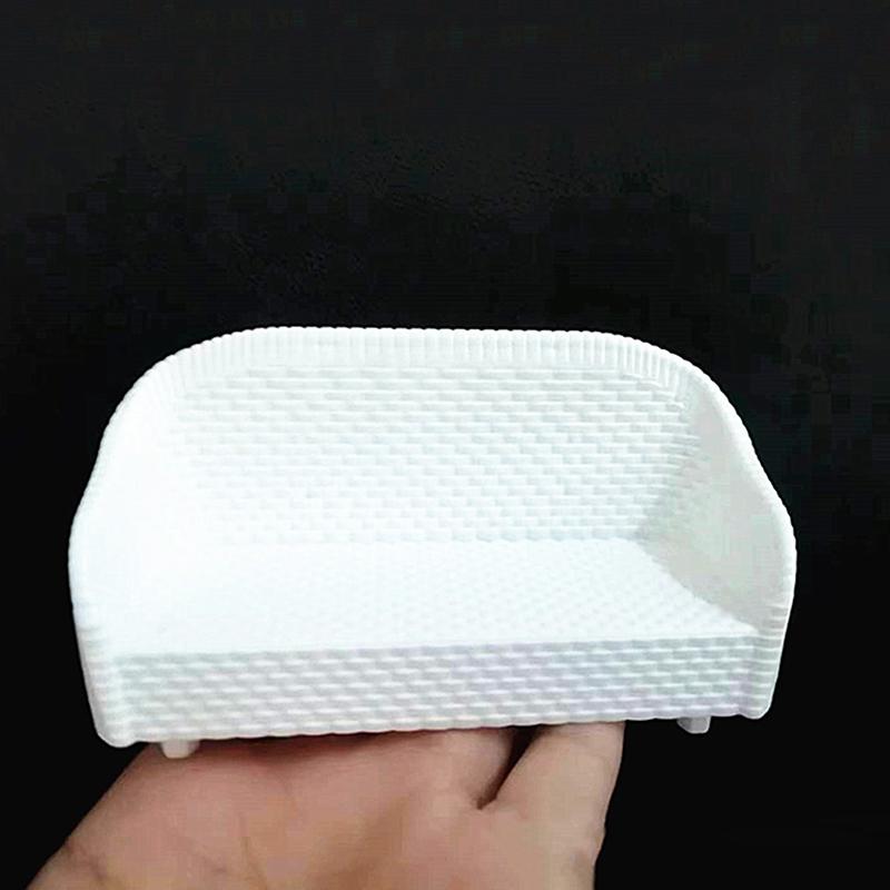 Small White Table Over The Family Sofa Chair Simulation Rattan Chair Living Room Furniture Furniture Doll Recliner Accessories 2