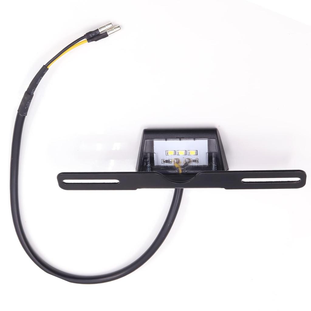 Ygmylandbb Motorcycle License Light LED License Lamp, 12 V, Motorcycle Tail Lamp, 3 Row