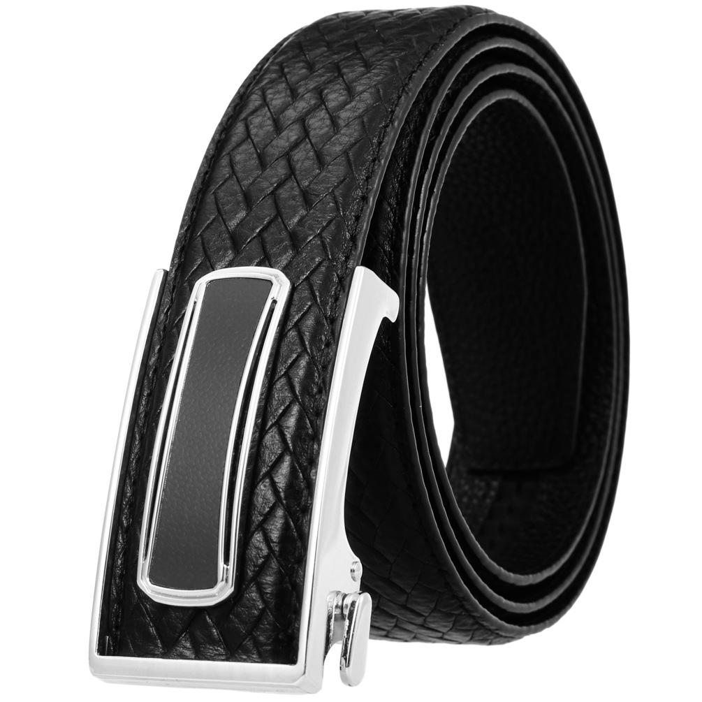 Ceinture tendance en cuir de vachette pleine fleur, boucle intérieure ceinture homme Ly36-23018-5