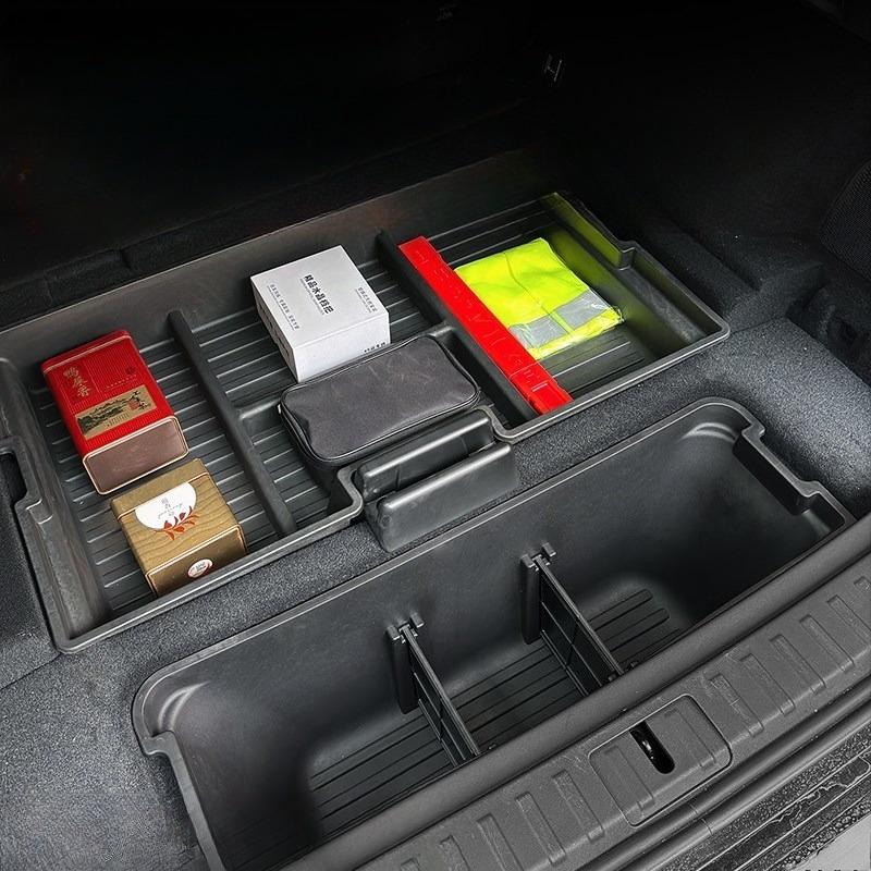 For Zeekr 7X Car Trunk Lower Storage Box Waterproof Trunk Storage Organizer Box Multifunctional Interior Modification Accessorie