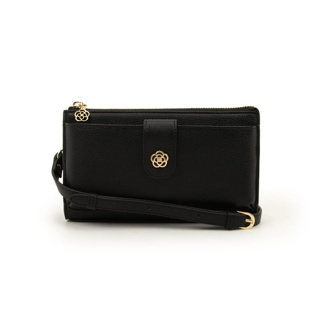 

Сумка Cocor через плечо с функцией кошелька чёрный