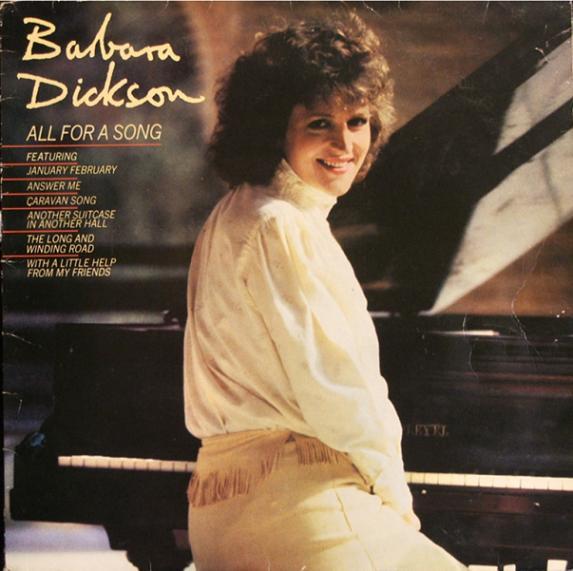 

LP Record BARBARA DICKSON - All For A Song EPC10030 Epic 1982 UK Pop Used