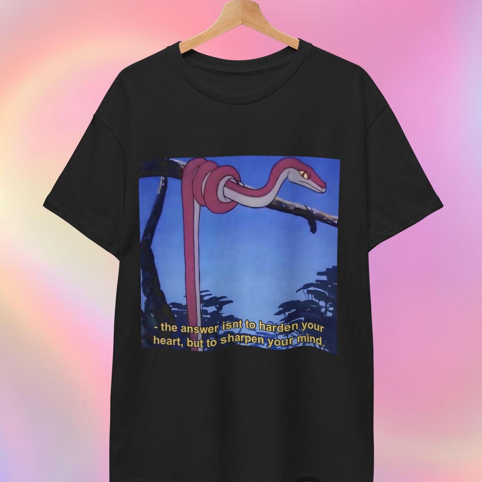Snake Wisdom Tee | Cotton T shirt XL