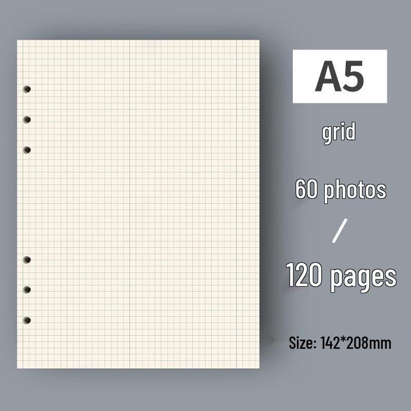 Notizbuch im Ins-Stil aus weichem Leder: B5 & A5 Leerer Tagesplaner für Schüler