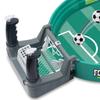 Mini Football Game Interactive Tabletop Football Soccer Board Game with 10 Balls for Adults Kids Family Game Night Green