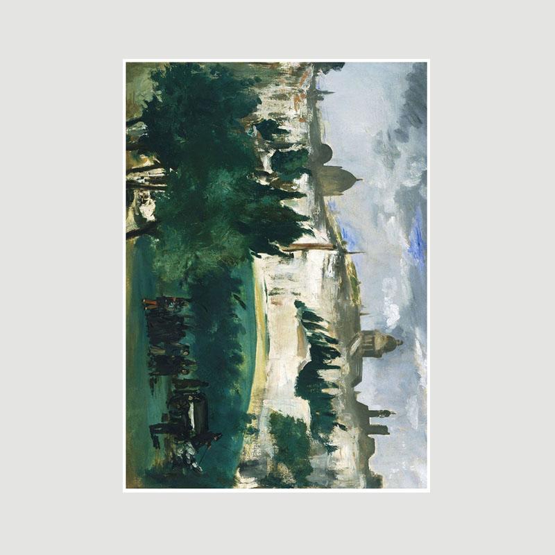 Modern Home Decor Famous Oil Painting Poster Vintage White Paper Poster Wall Art Pictures Living Room Bedroom Bar Cafe Decoration Mural