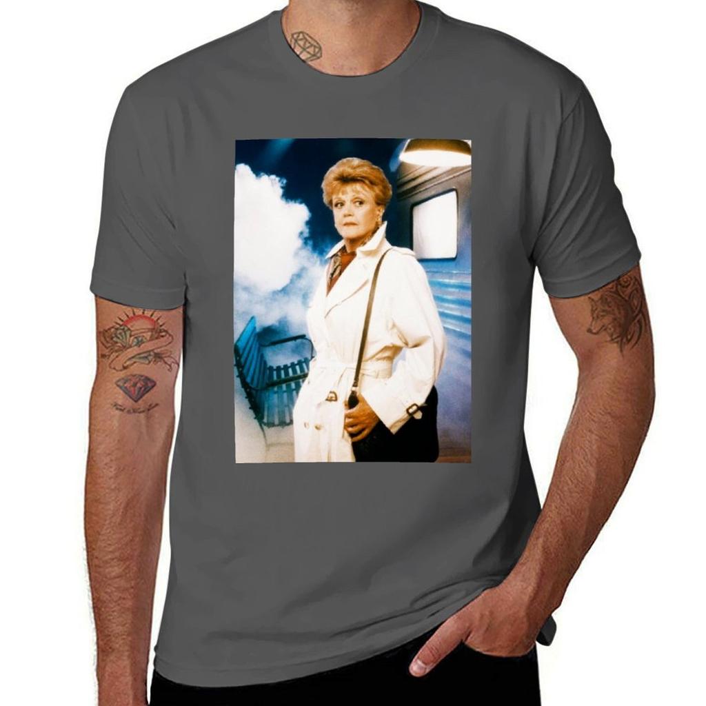 Jessica Fletcher T-shirt herr t-shirt designer tryckta t-shirts för herr anime t-shirts för herr T-shirt