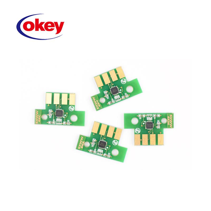 4pcs CX310 CX410 CX510 Toner Chip For Lexmark CX310DN CX310N CX410 CX410DE CX410DTE CX410E CX510 CX510DE CX510DHE CX510DTHE Chip