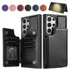 Wallet RFID Blocking Layer Protect Anti-Theft Magnetic Leather Case For Samsung Galaxy S26 Ultra S2 Plus S24 S23 S22 S21 S20 FE