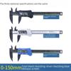 SYNTEK Mini Electronic Digital Vernier Caliper 0-150mm, All-Plastic Blister Pack