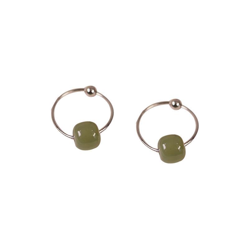 Tichiya S925 Sterling Silver Hetian Jade Earrings: Elegant Chinese Ancient Style Ear Cuffs for Women