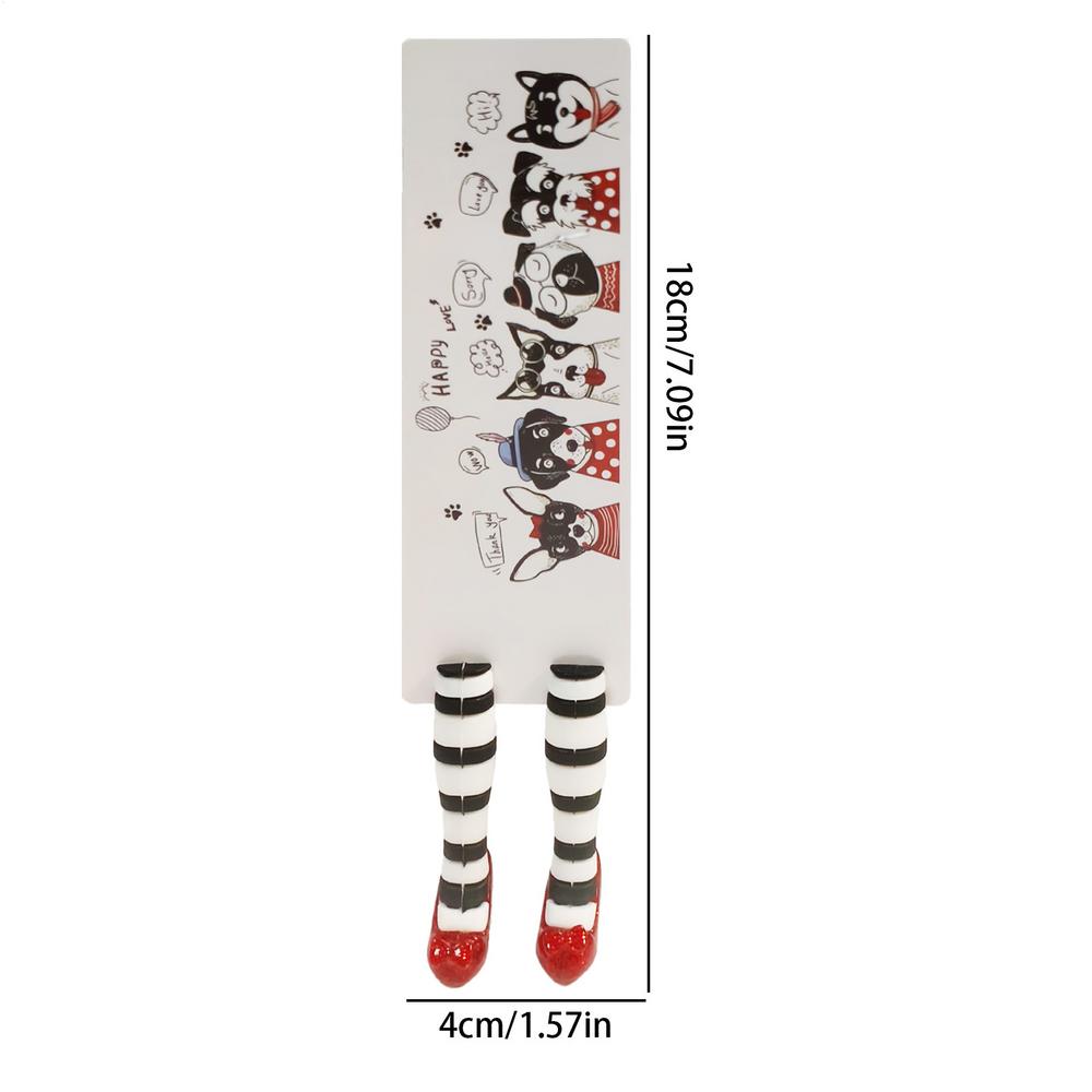 3D Witch Bookmark Legs ABS Wicked Witch Bookmarks Stationery Office School Supplies For Bookworms And Book Fans