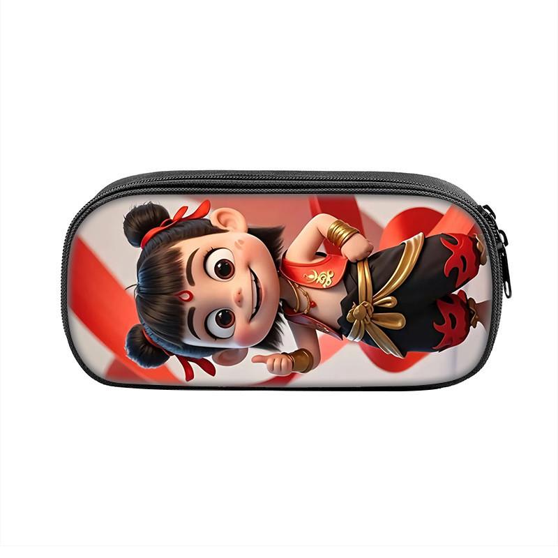 Nezha Birth Of The Demon Child Pencil Case For Kids Compact Storage With Cartoon Design