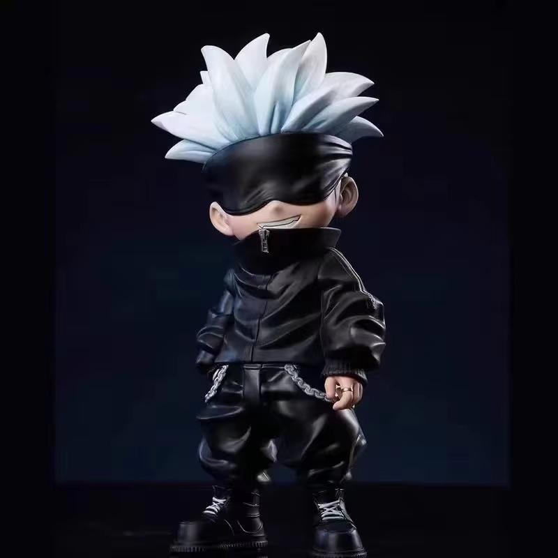 Generic Jujutsu Kaisen Anime Action Figure Satoru Gojo And Sukuna Lord Of The Curse Chibi Pvc Model Doll Toys Collection