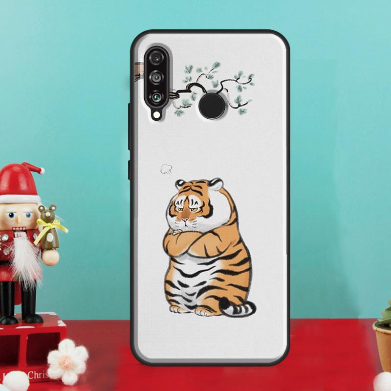 

fat tiger Cartoon Funny For Huawei Nova Y70 Y90 Y60 Y72 Y73 Y61 Y91 9 10 SE 12i 12s 11i 8i P30 P40 Lite P60 Pro Case Huawei Nova 11i