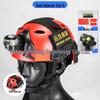 Set Casco di Salvataggio Nero e Rosso: Pronti per il Salvataggio da Terremoti e Acqua con Accessori Personalizzati