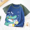Nuova T-shirt Casual per Bambini Stampa Cartone Animato Carina T-shirt Manica Corta Top Confortevoli Con Pantaloncini Abbigliamento Estivo per Bambini Piccoli