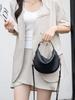 Korean Style 2025 Women's Genuine Leather Dumpling Shoulder Handbag