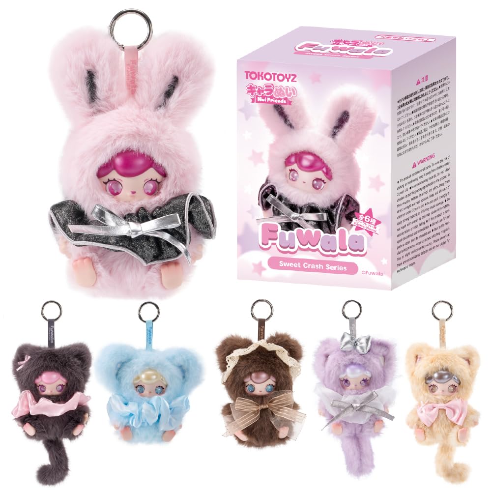 Fuwala Character Plushie Sweet Crash Series Character Plushie Figure Secret Toy Blind Box Random Fan Activity Fuwala (Single Item)