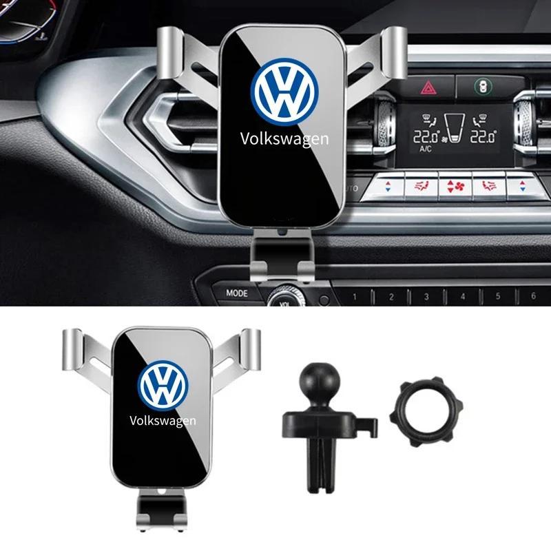 Car Phone Holder Car Air Vent Clip Mount Mobile Phone Holder For Volkswagen VW Golf 6 7 8 Touareg Passat Polo Jetta MK4 B6 GTI