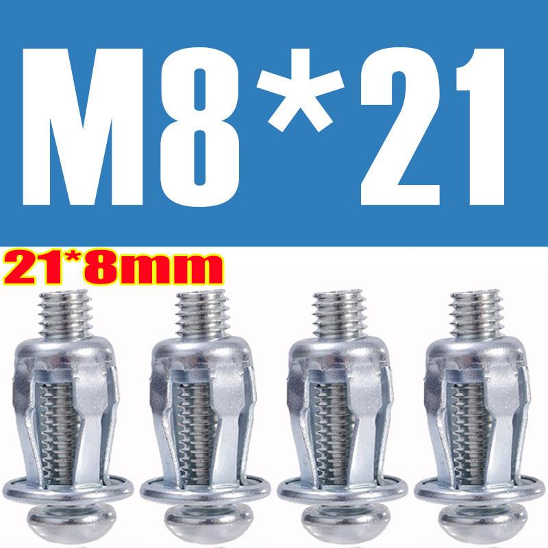 Petal Shape Rivet Nut Screw Bolt Kit Panel License Plate Clamp Lock Jack Nuts M4 M5 M6 M8Metal Rivetnut Auto Accessories 4-40pcs