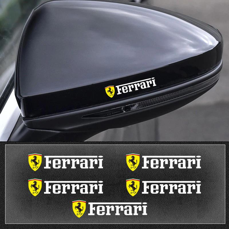 3D Metall Auto Embleme Aufkleber Kreatives Logo Abzeichen Wasserdicht Dekorativer Aufkleber Für Ferrari Roma 488 Portofino F8 Roma Spider SF90